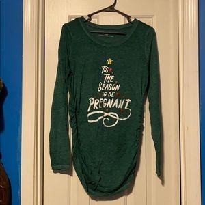 Christmas Maternity Shirt